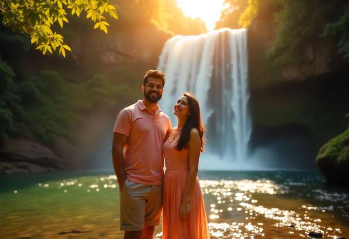 Let nature be the perfect backdrop for your couple’s photoshoot