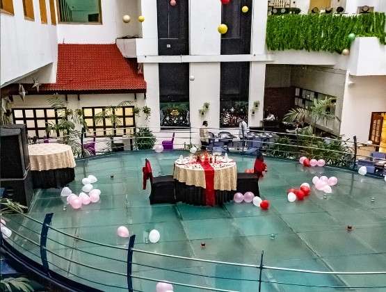 Romantic Dining Experience By The Pool Image