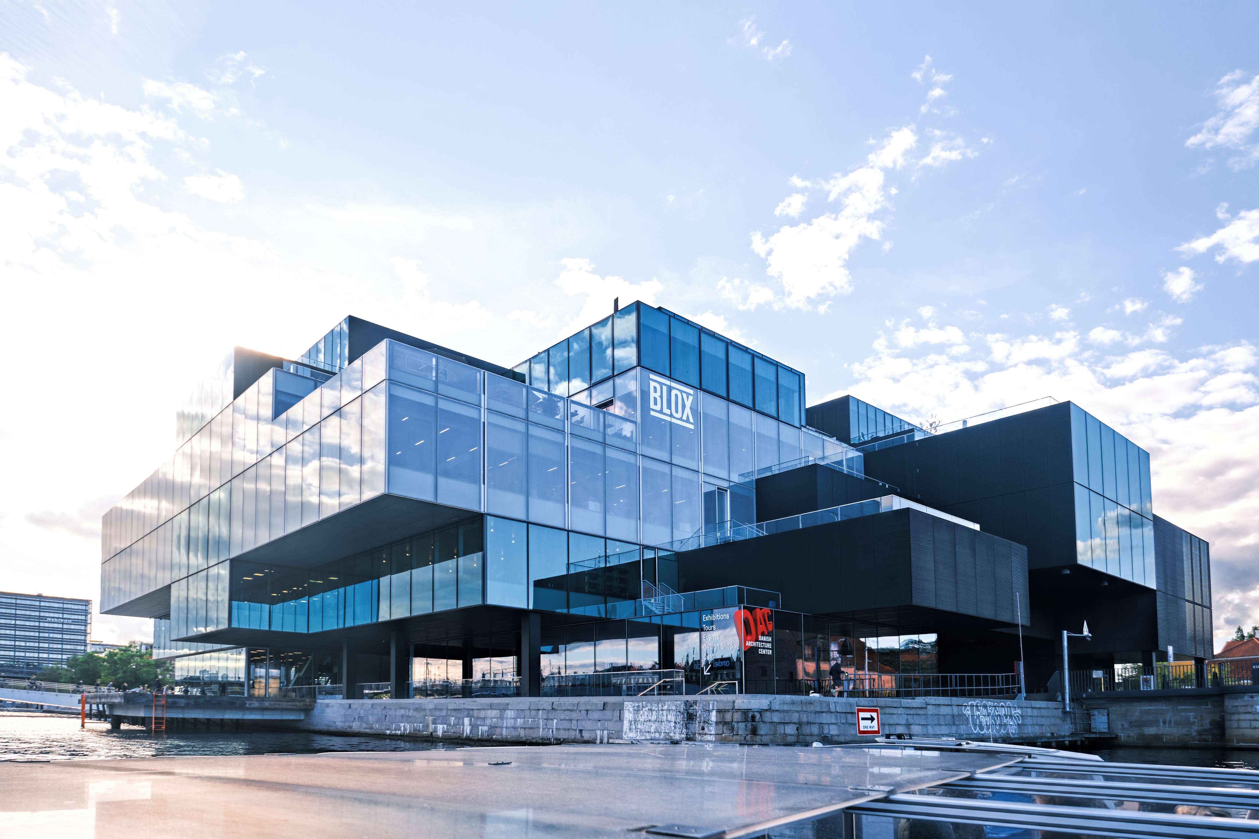 Visit the Danish Architecture Center & admire its beautiful Tetris-like BLOX design