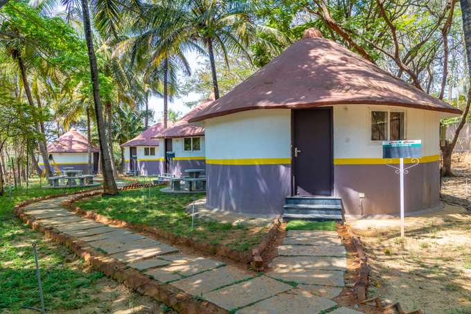 Explore rustic charm in traditional village-style huts