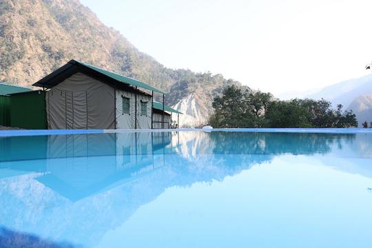 Camping in Rishikesh With Swimming Pool Image
