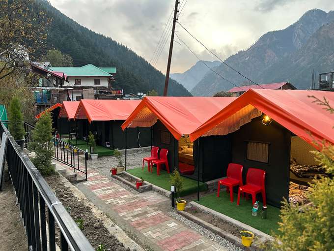 Book Mountain View Camping in Kasol and have an comfortable stay