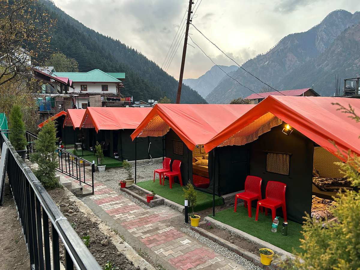 Book Mountain View Camping in Kasol and have an comfortable stay
