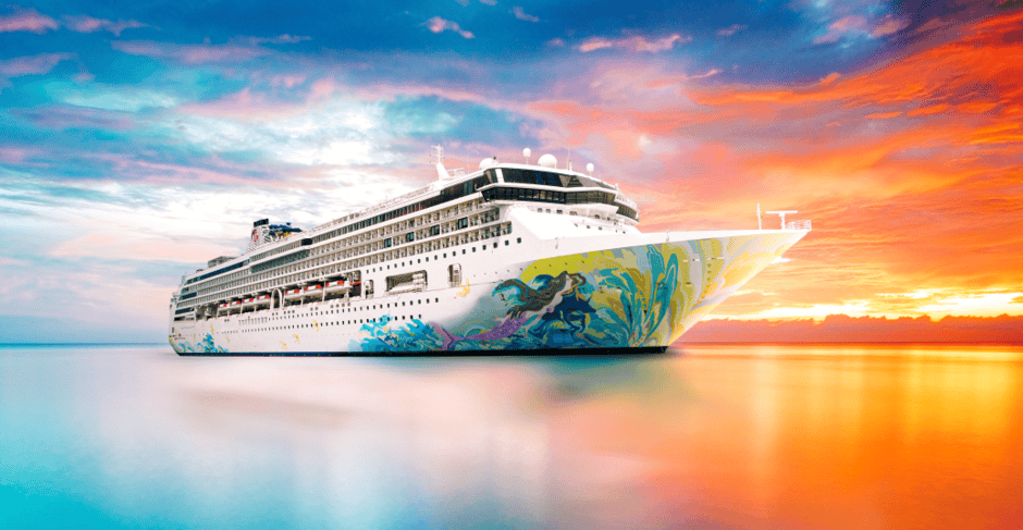 Front view of Resorts World One Cruise