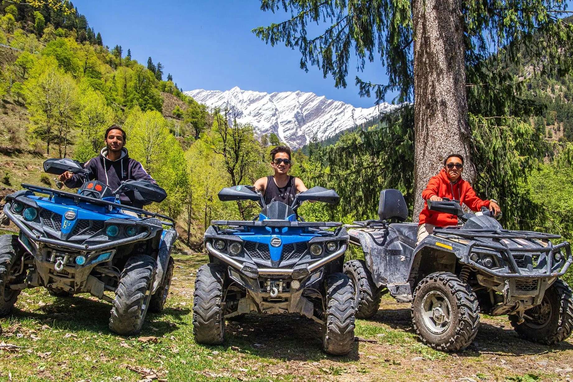 Experience the excitement of navigating rugged mountain trails with an ATV Ride in Manali