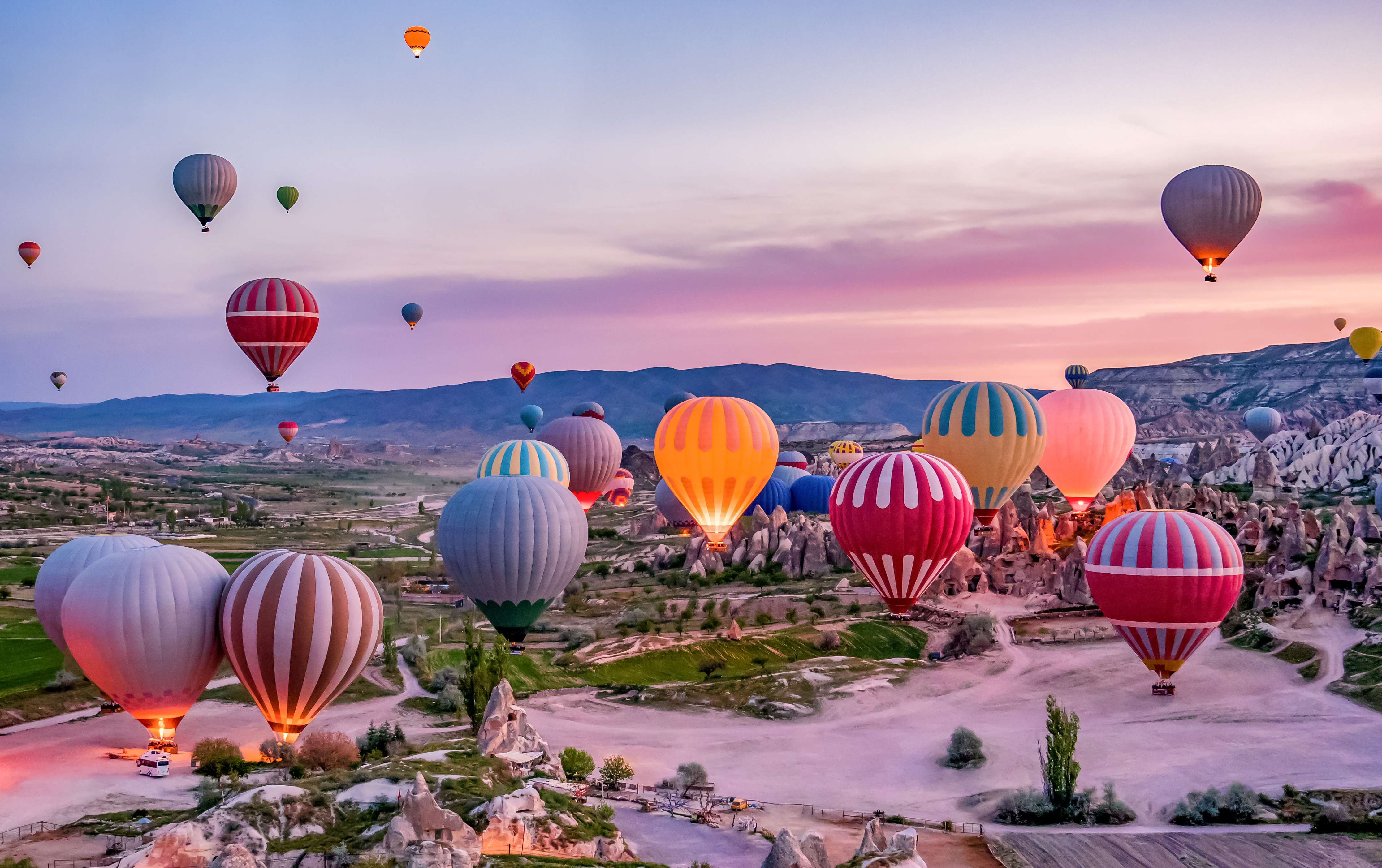 Stunning view of Cappadocia, Turkey