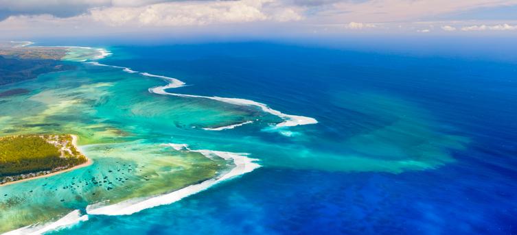 Underwater Waterfall