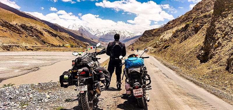 A Bike Adventure | FREE Camping in Chandra Tal Image
