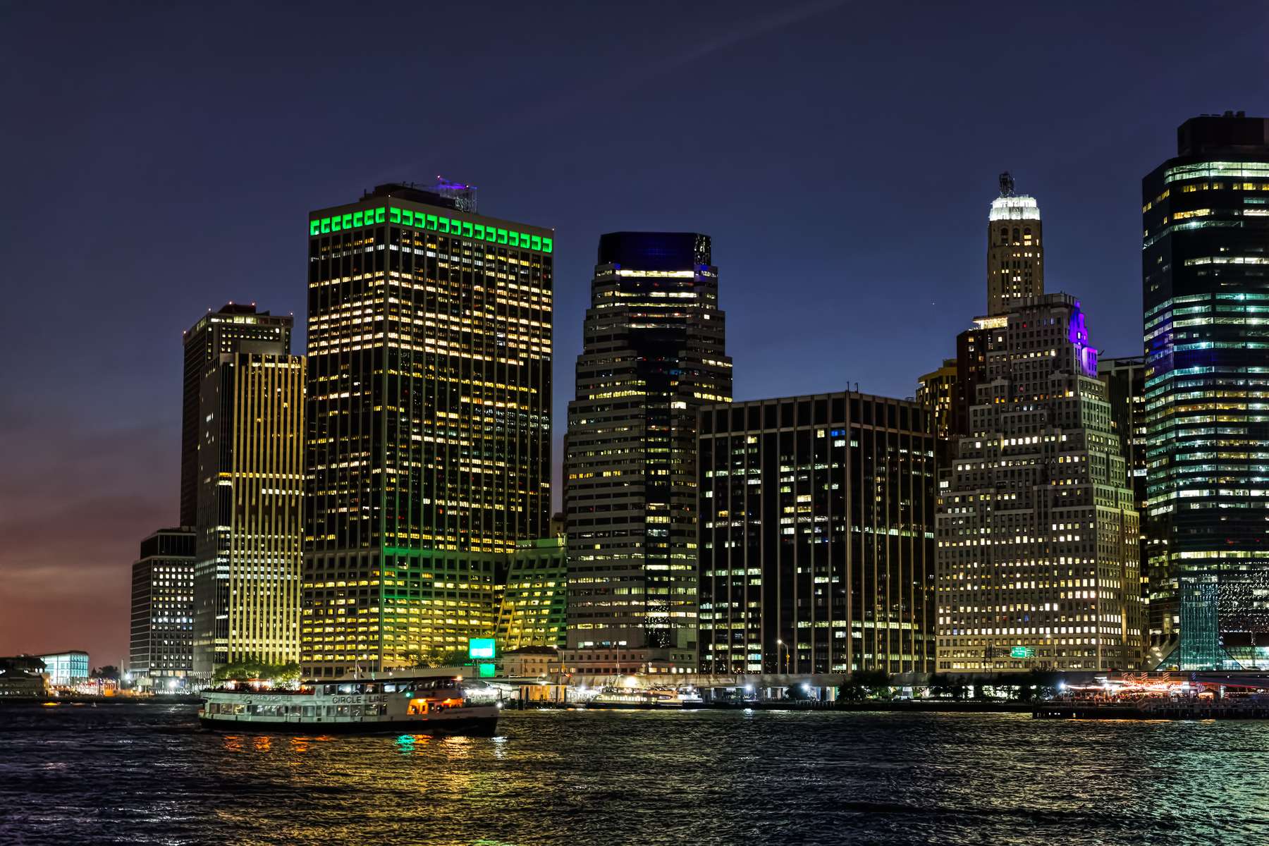 New York city Harbor Lights Cruise Image