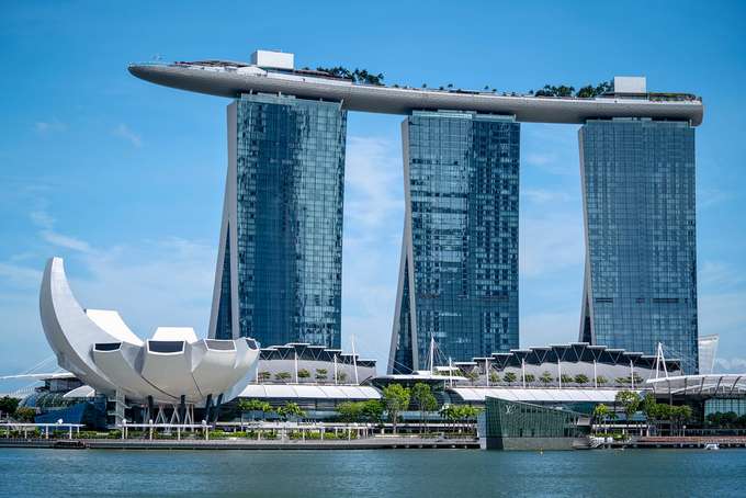 Views of Marina Bay Sands SkyPark, Singapore
