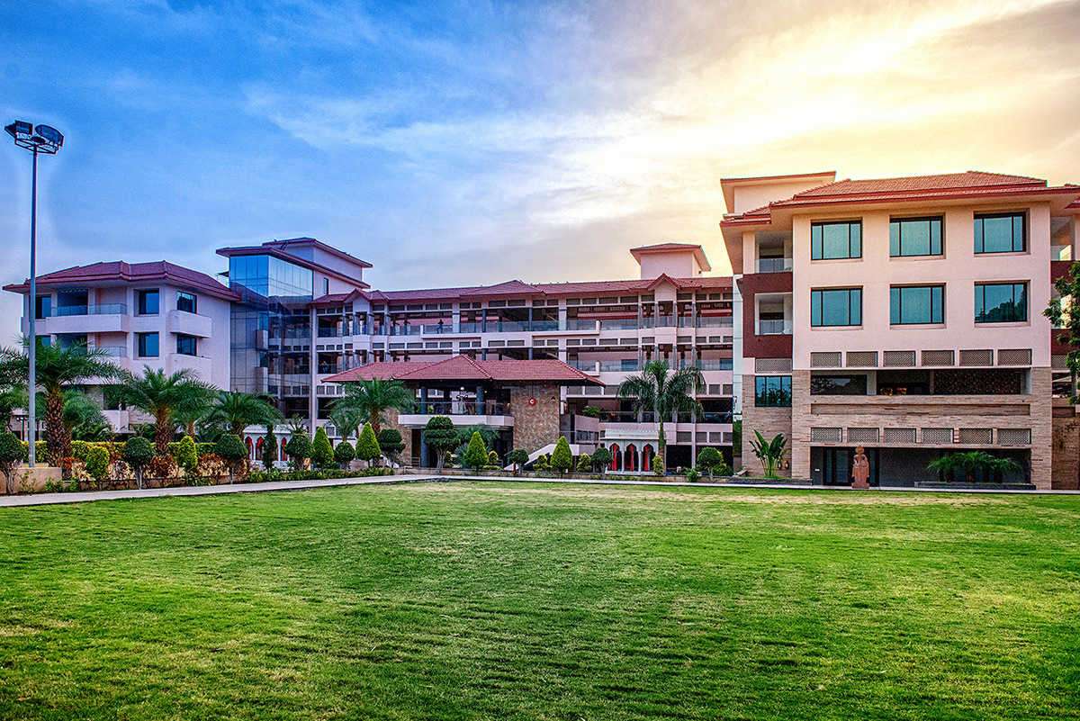 Front View of the Crescent Resort