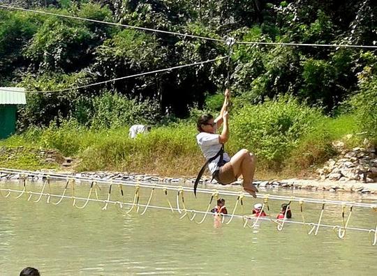 Zipline In Dandeli Image