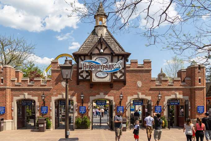 Visit Hersheypark, a famous family theme park