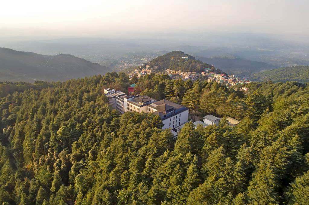 Aerial view of the property