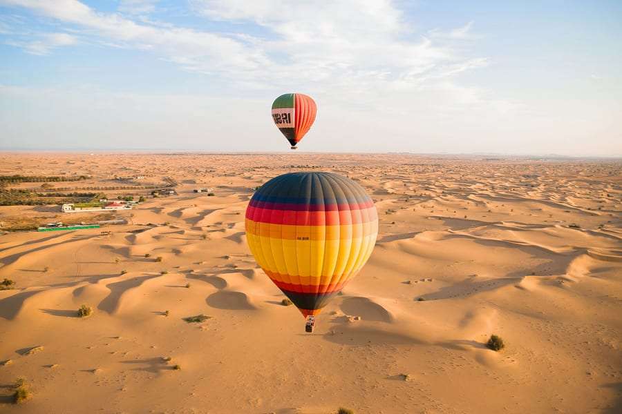 Enjoy Hot Air Balloon with Spectacular View in Dubai