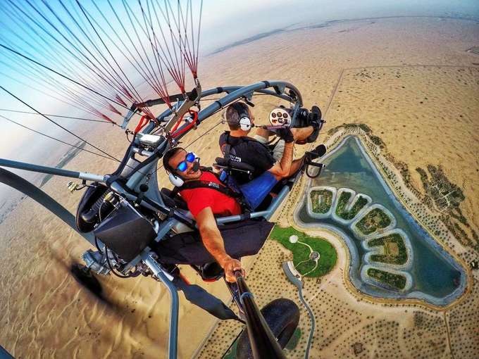 Palm Paramotor Flight in Dubai