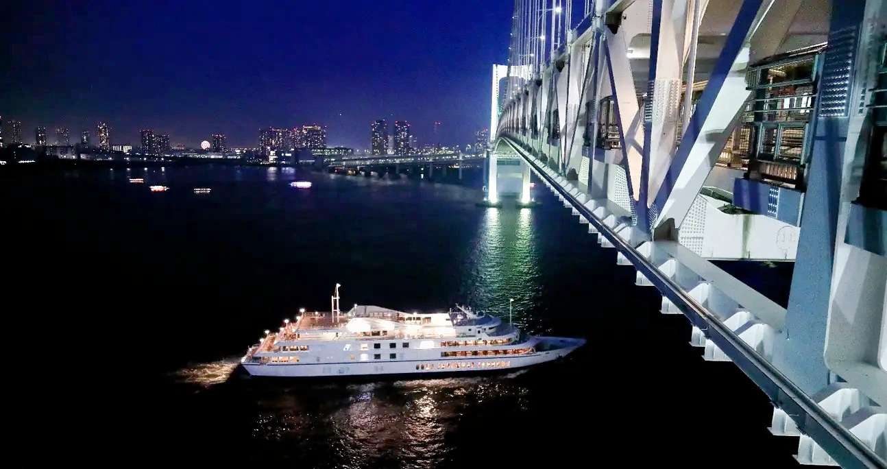 Have a glimpse of renowned landmarks like Rainbow Bridge and Skytree