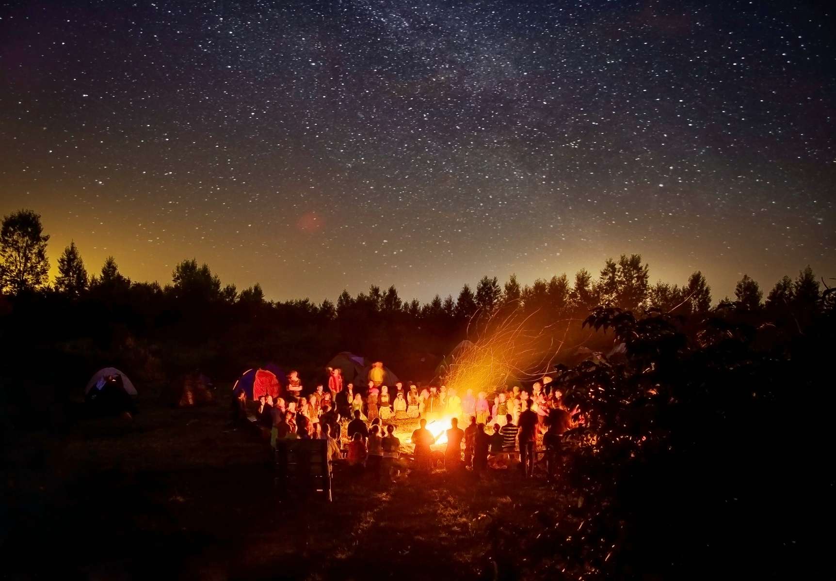 Hilltop Camping In Panchghani Image