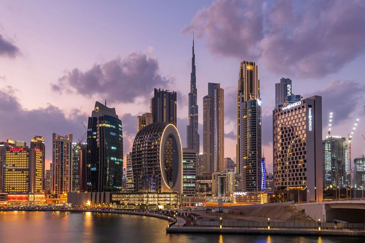 Stunning skyline of Dubai