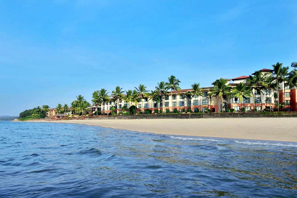 Beachfront property of Goa Marriot Resort and Spa