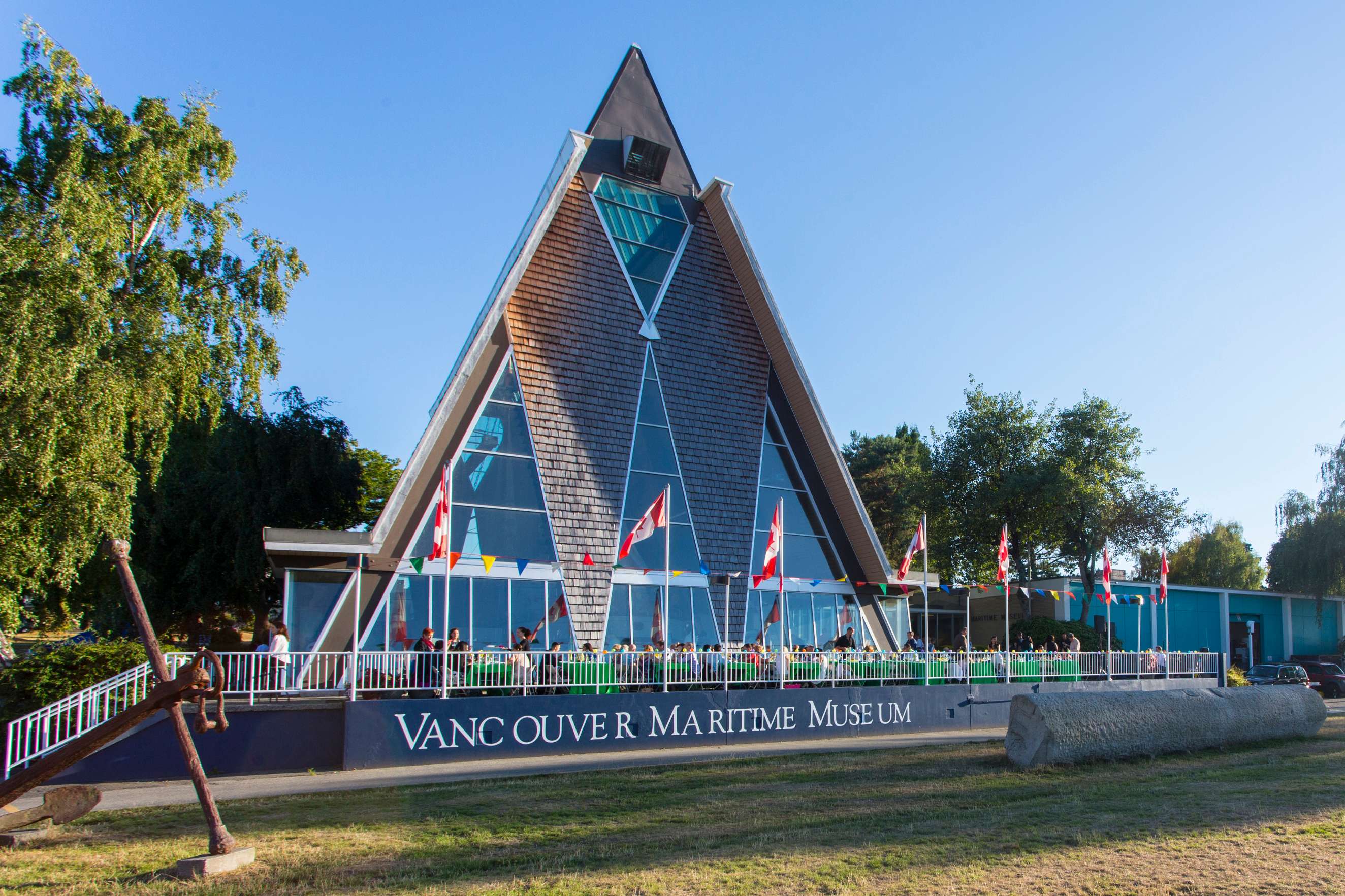 Visit the iconic Vancouver Maritime Museum in the Vanier Park