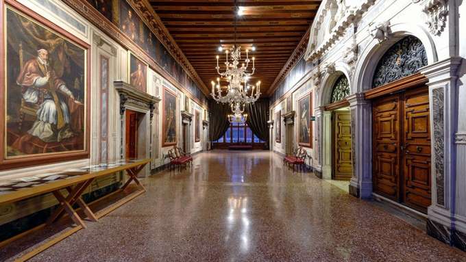 Interiors of the Mocenigo Palace-Museum