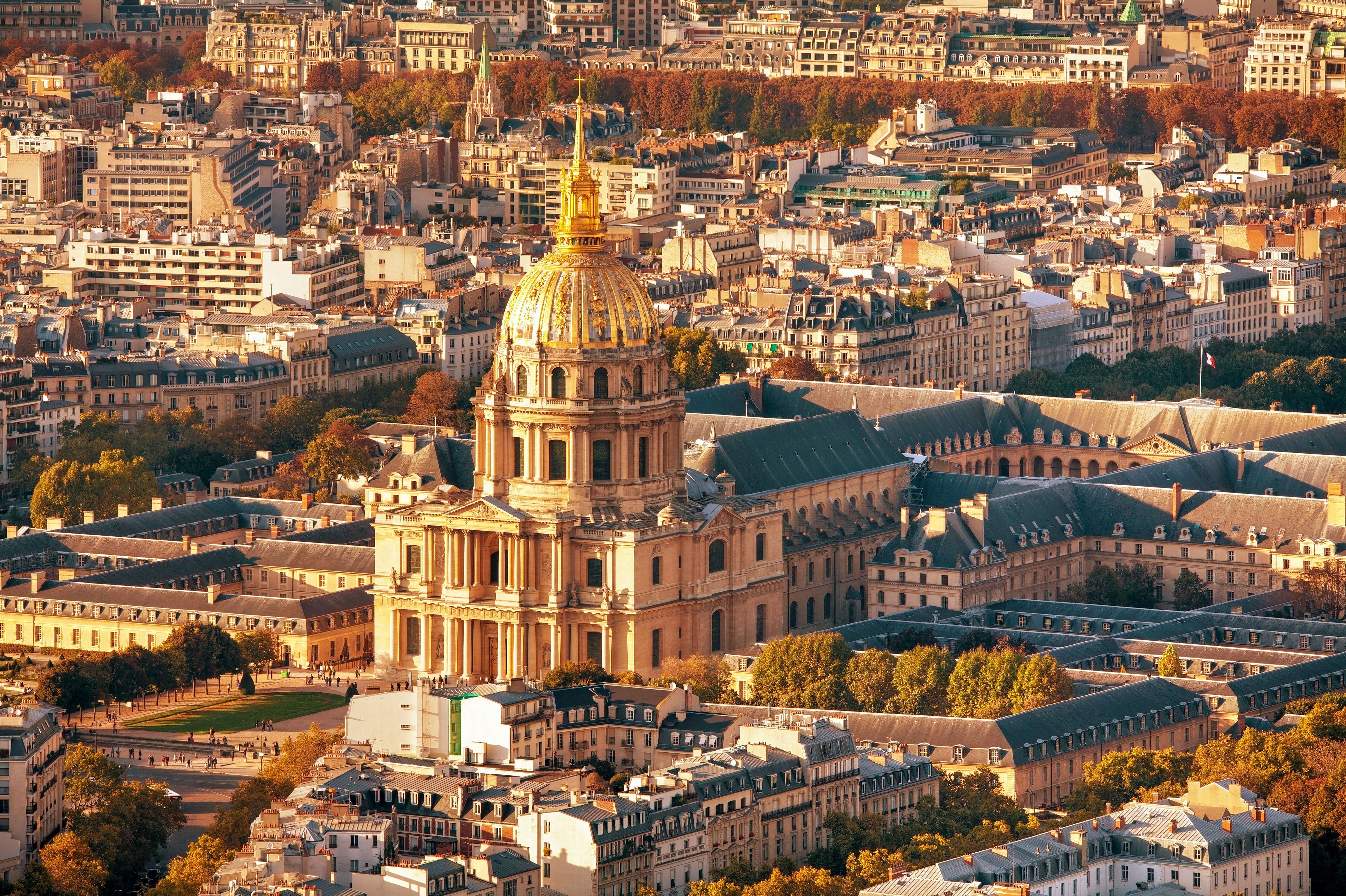 The golden dome of Les Invalides