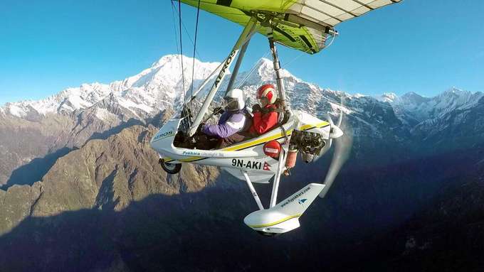 Ultralight Flight in Pokhara