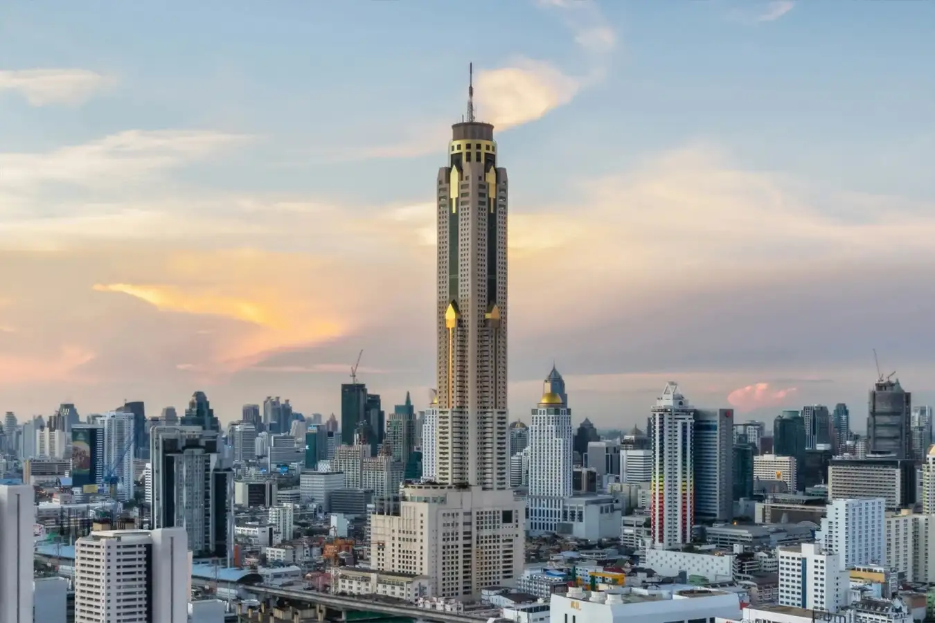 Visit the astonishing Baiyoke Sky Hotel
