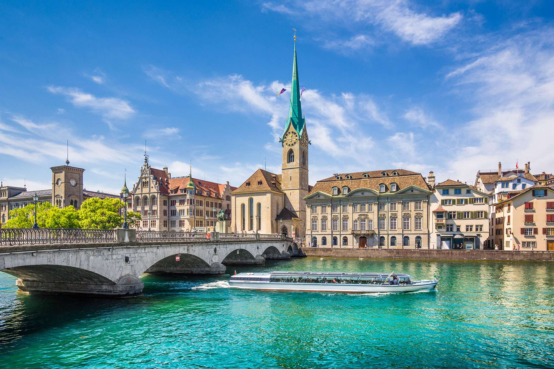 Embark on a fun-filled Europe tour, beginning from the beautiful city of Zurich