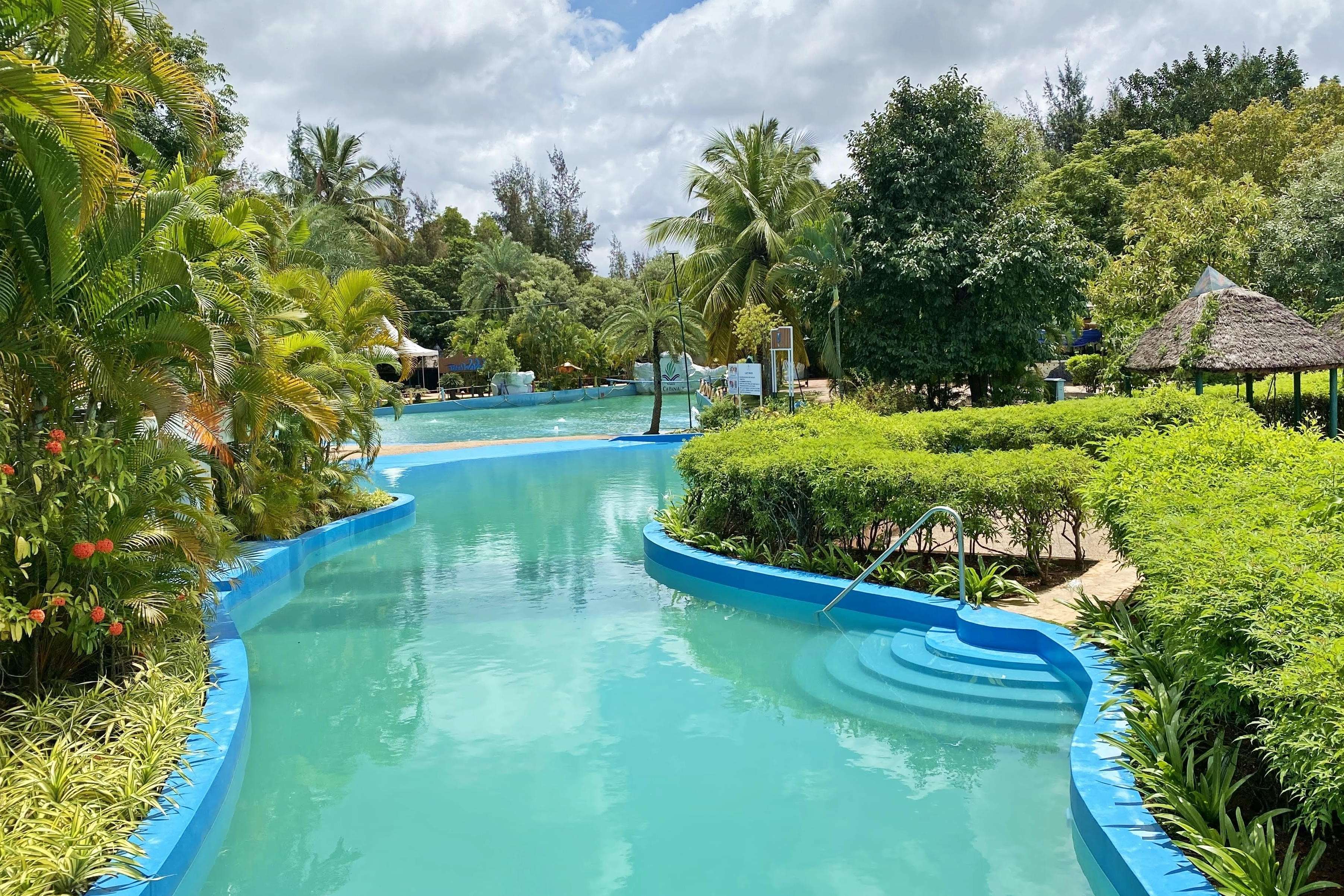 Take a refreshing dip in the swimming pool