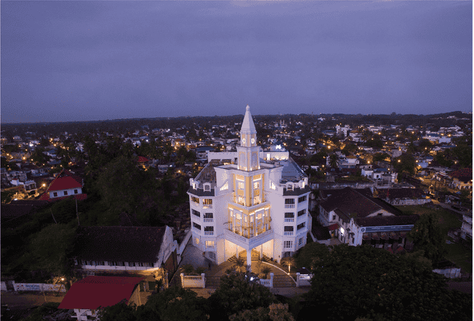 Aerial view of the resort