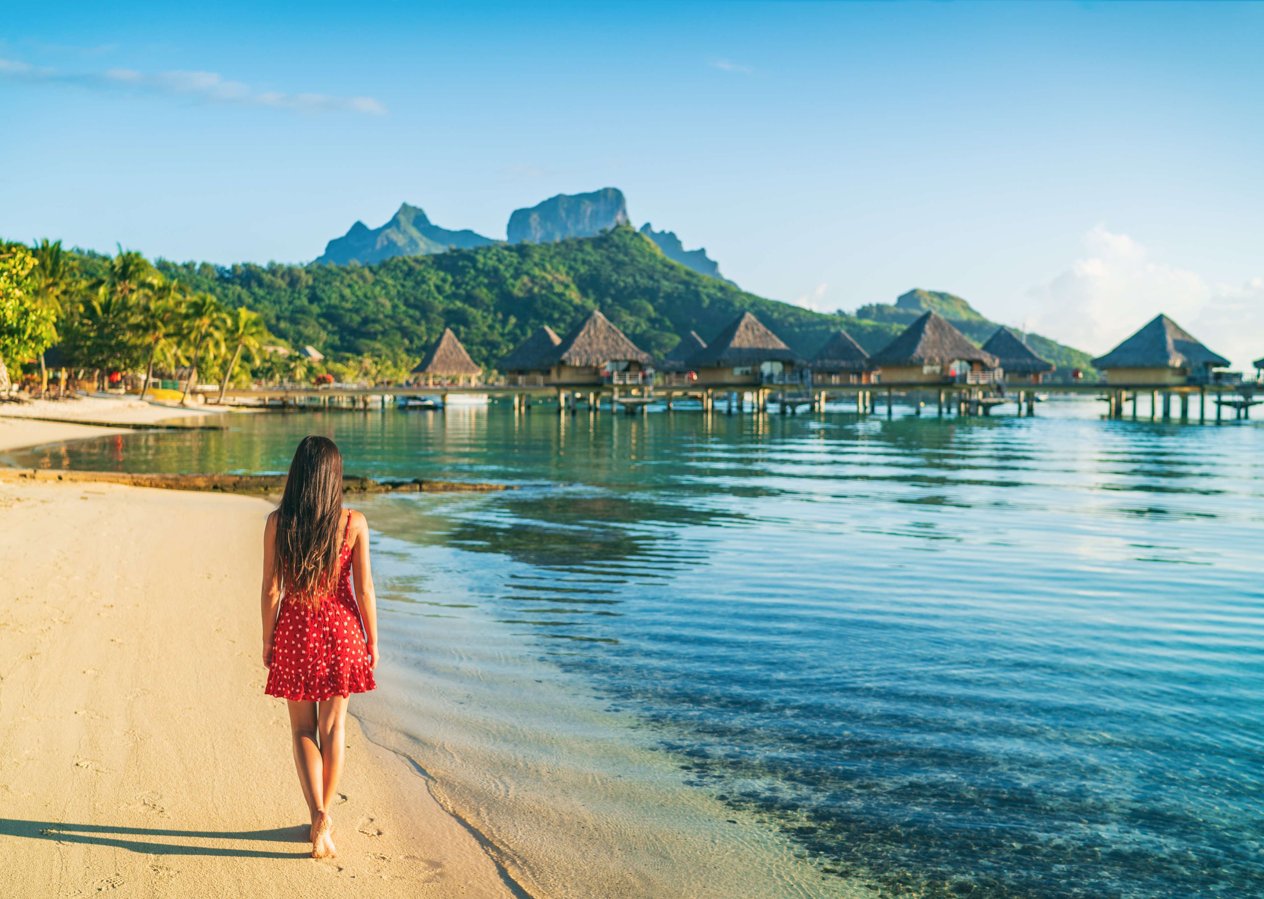 Marvel at the stunning views of the Bora Bora Island