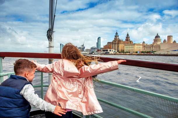 Sightseeing River Cruise on the Mersey River, Liverpool