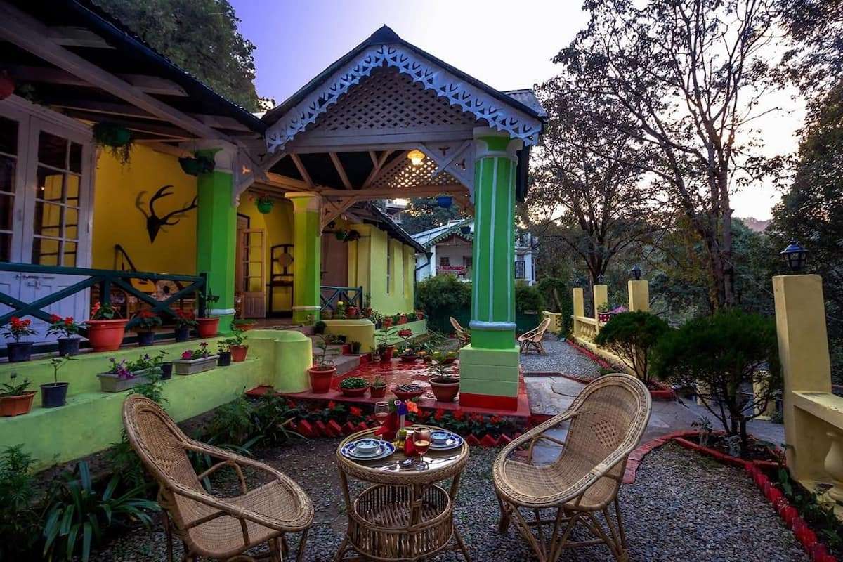 Outdoor seating area