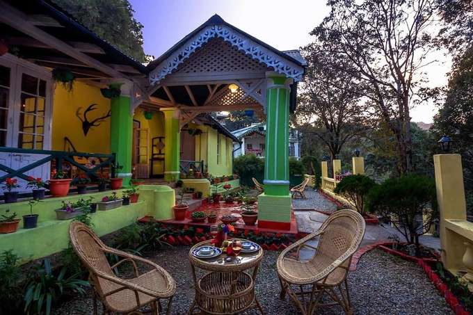 Outdoor seating area