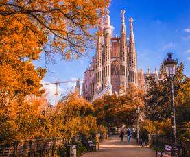 The beautiful Sagrada Familia, Barcelona