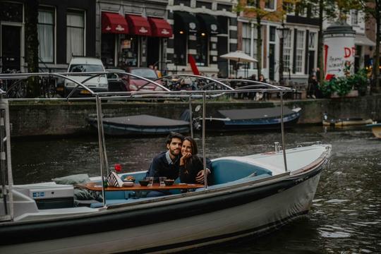 Romantic Canal Tour with Bubbly Image