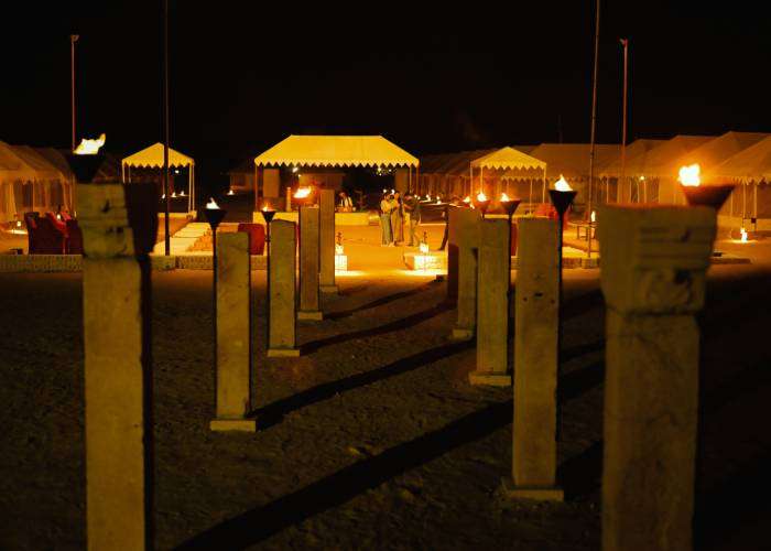 Sam Desert Camping In Jaisalmer Image