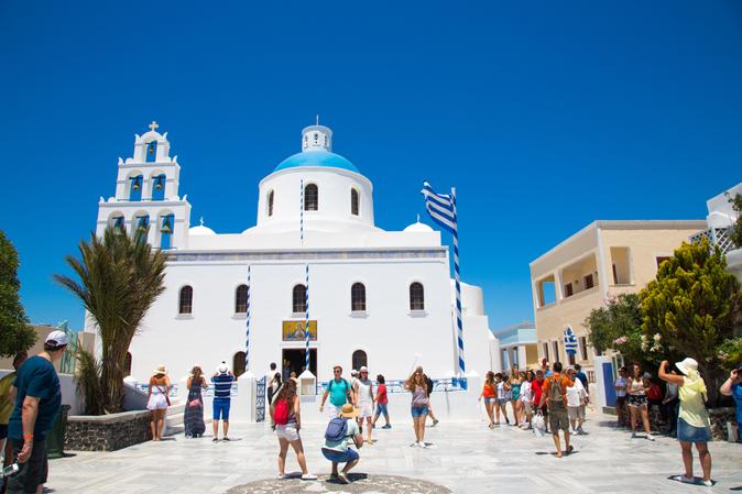 Santorini Main Square
