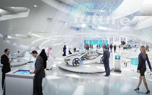 Visit Museum of the Future and explore exhibitions of technological advancements