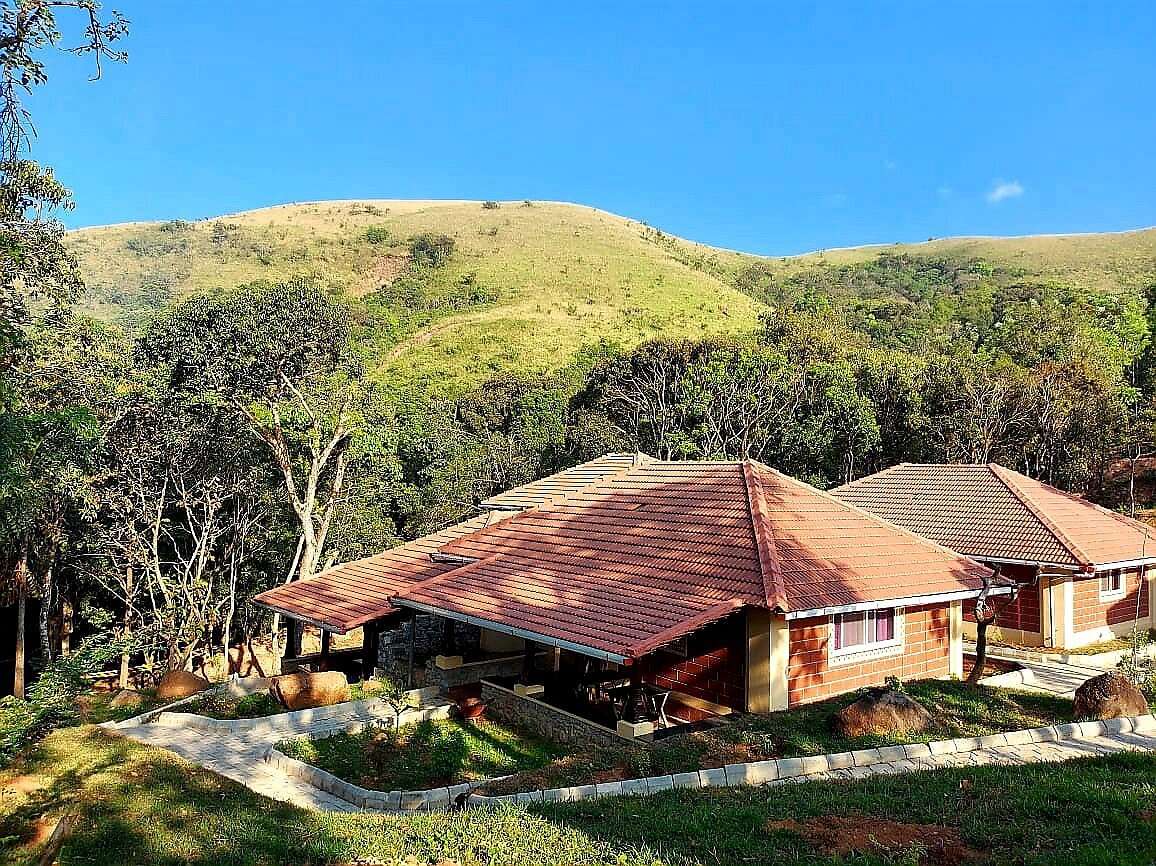 Aerial view of the homestay