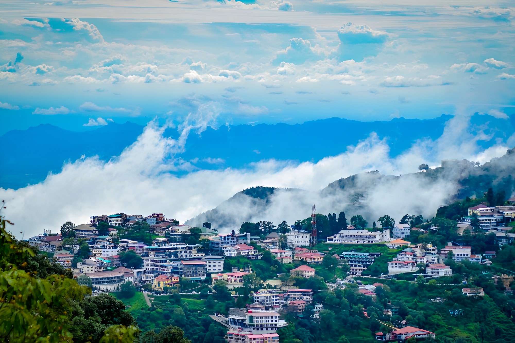 Marvel at the enchanting beauty of Mussoorie, one of India's famous hill station