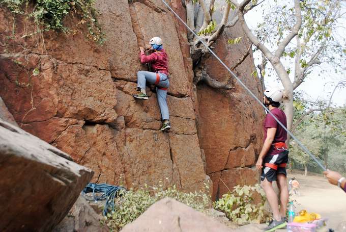 Rock Climbing in Dandeli