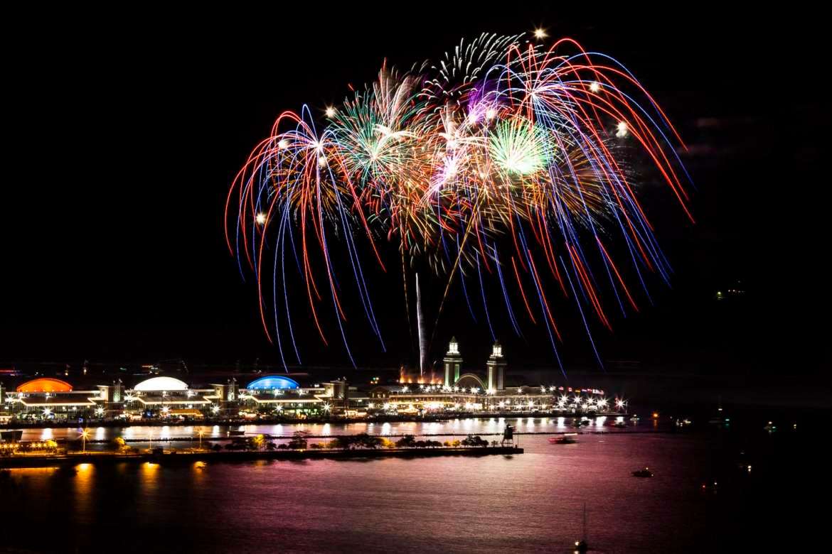 Embark on a pier fireworks show & evening Segway tour is Chicago