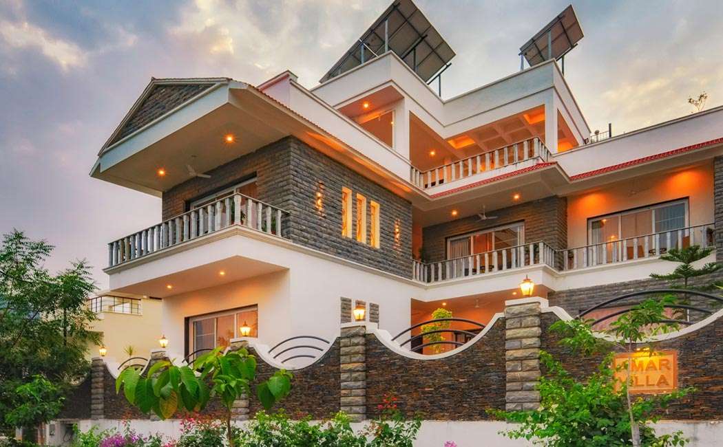 Outside View of Villa