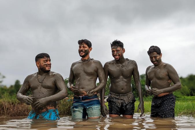 Go for the Mud Bathing Experience at Chorao Island, Goa