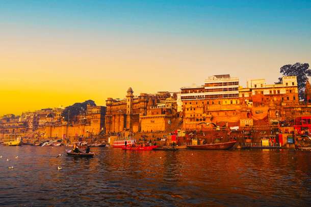 Take the Varanasi Sunset Boat Tour, a boat journey through the spiritual capital of India