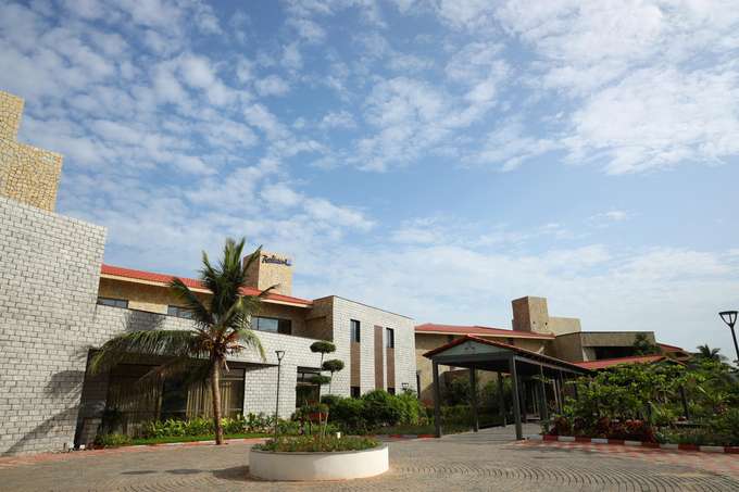 Exterior view of the resort