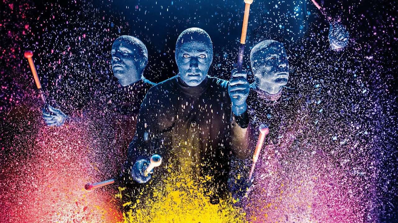 Join the Blue Man Group Show for an unforgettable journey of art and technology